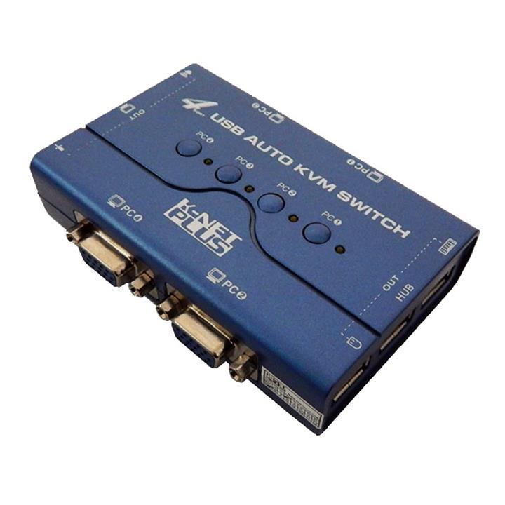 سوییچ 4 پورت KVM کی نت پلاس مدل KP-U624